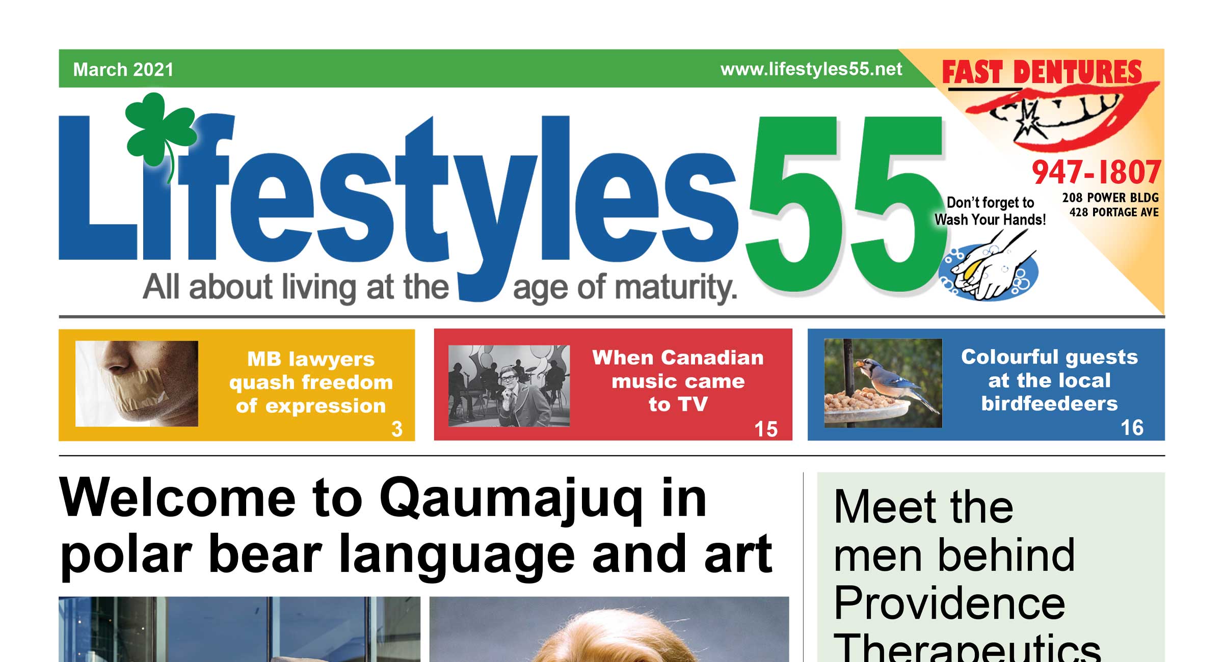 Lifestyles 55 March 2021