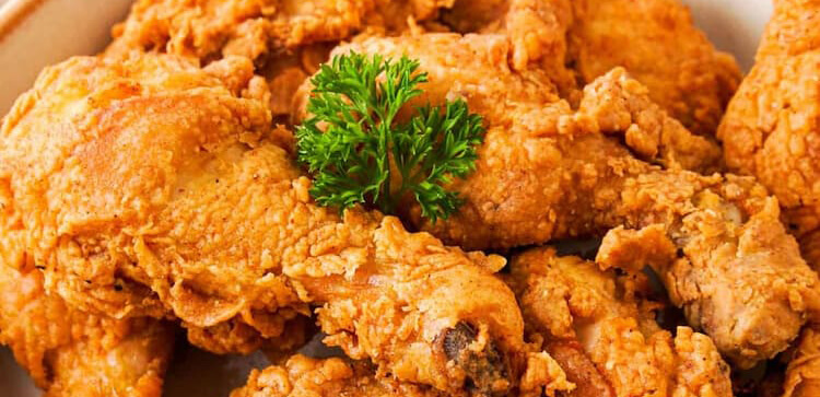 “Between my lips” extra crispy herb fried chicken