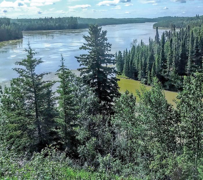 Scenic wild landscapes of Manitoba's North.