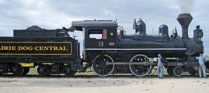 Take a journey into the past with the venerable Prairie Dog Central railway