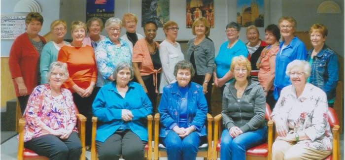 The Retired Women Teachers' Association Executive Committee 2019-2020 in May 2019