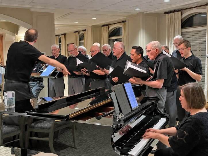 Men's choir.