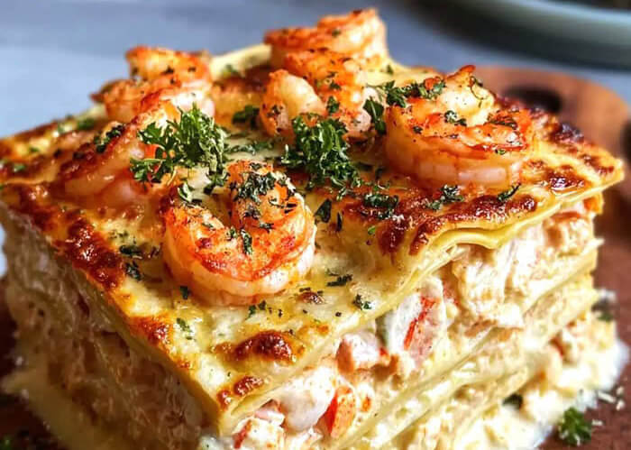 A seafood lasagna for sinners and saints