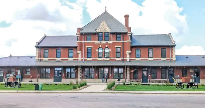 Dauphin train station, now also a museum.