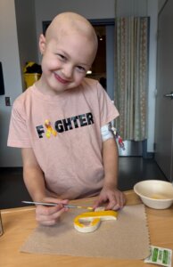Abby, a child cancer survivor
