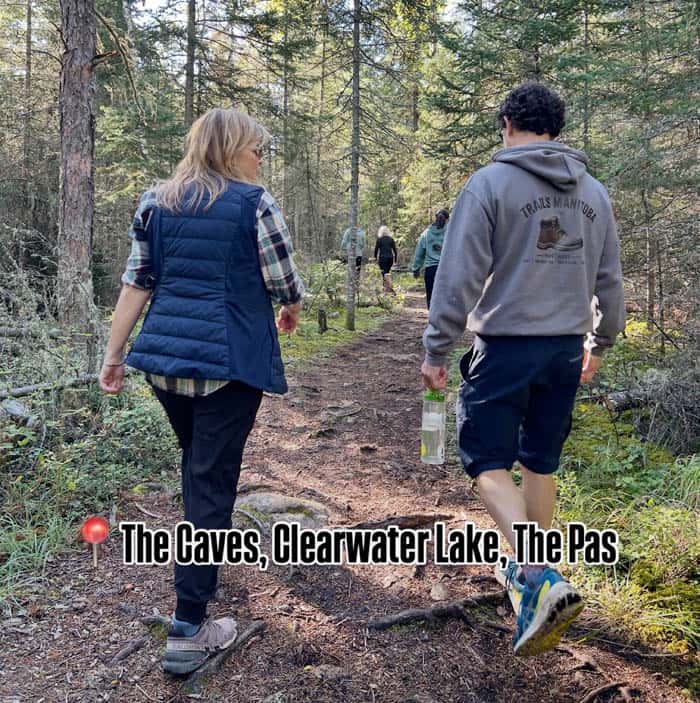The Caves at Clearwater Lake near The Pas
